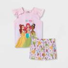 Girls' Disney Princess 'believe In You' 2pc Pajama