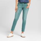 Women's Mid-rise Skinny Jeans - Universal Thread Green