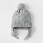 Baby Girls' Bobble Hat - Cat & Jack Gray Newborn