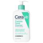 Cerave Foaming Facial Cleanser For Normal To Oily Skin, Fragrance Free - 12oz, Adult Unisex