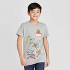 Petiteboys' Short Sleeve Marvel Team Expressive T-shirt - Gray