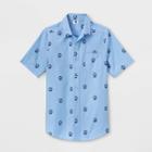 Men's Pabst Blue Ribbon Short Sleeve Button-down