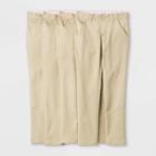 Girls' 4pk Flat Front Stretch Uniform Skinny Pants - Cat & Jack