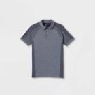 Boys' Seamless Polo Shirt - All In Motion Dark Blue Heather