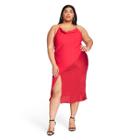 Women's Plus Size Slip Dress - Cushnie For Target Red