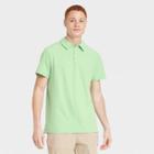 Men's Stretch Woven Polo Shirt - All In Motion Light Mint