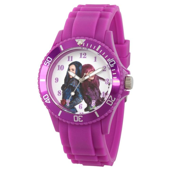 Women's Disney Descendants 2 Mal And Evie Purple Plastic Watch - Purple,