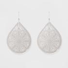 Target Women's Fashion Earring Filigree - A New Day Silver,
