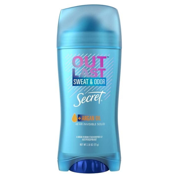 Secret Outlast Invisible Solid Women's Antiperspirant Deodorant Argan Oil
