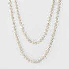 Long Faux Pearl Necklace - A New Day
