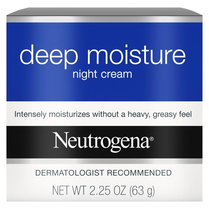 Neutrogena Deep Moisture Night Cream, Glycerin & Vitamin D3