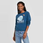 Women's Nasa Graphic Sweatshirt - Navy