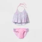 Malibu Dream Girl Girls' Gypsy Paisley 2pc Midkini Set - 7,