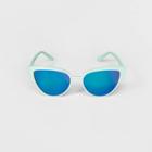Girls' Cat Eye Frame Sunglasses - Cat & Jack Aqua, Girl's, Size:
