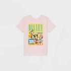Women's Disney Friends Short Sleeve Boyfriend Graphic T-shirt - Pink