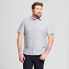 Men's Big & Tall Short Sleeve Cotton Novelty Button-down Shirt - Goodfellow & Co