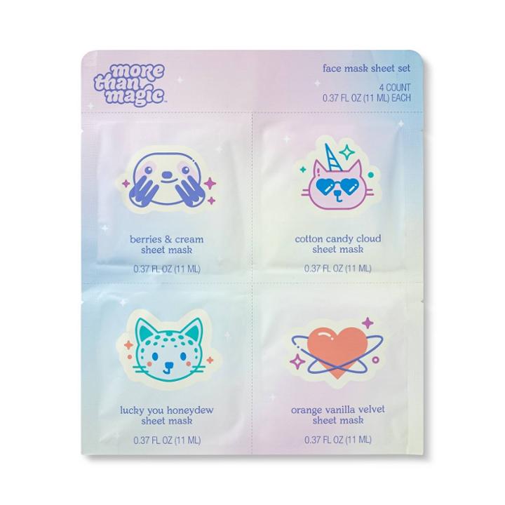 More Than Magic Sheet Masks - 4pc - More Than
