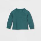 Baby Knit Pullover Sweatshirt - Cat & Jack Teal