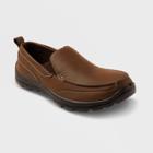 Men's Deer Stags Wide Width Everest Slip-on Casual Loafers - Brown 10.5w, Size: