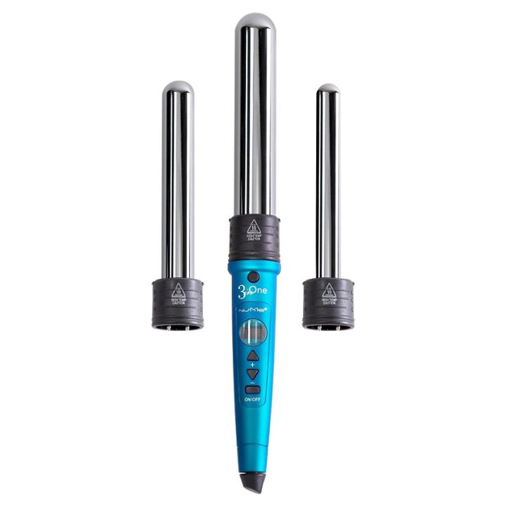 Nume Nu.me Titan 3 Curling Wand Set - Blue, Turquoise