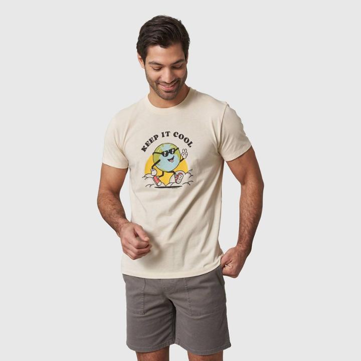United By Blue Men's Organic Keep It Cool Graphic T-shirt - Off-white