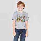 Petiteboys' Mickey Mouse & Friends Short Sleeve T-shirt - Heather Gray