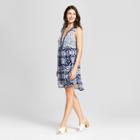 Women's Mixed Floral Print Dress - Knox Rose Blue