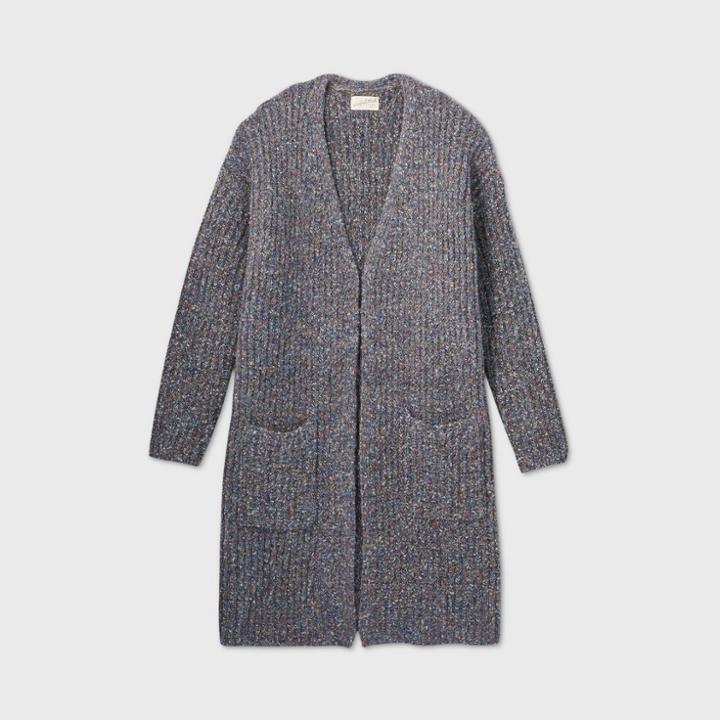 Women's Cozy Duster Cardigan - Universal Thread Blue