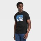 Men's Printed Graphic T-shirt - Goodfellow & Co Black