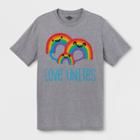 Target Pride Adult Short Sleeve Love Unites T - Shirt - Heather