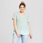 Women's Plus Size St. Patrick's Day Short Sleeve V-neck Graphic T-shirt - Grayson Threads (juniors') - White
