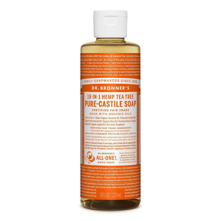 Dr. Bronner's Tee Tree Pure-castile Liquid Soap - 8oz, Adult Unisex