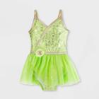 Girls' Disney The Princess And The Frog Tiana One Piece Swimsuit - Green 3 - Disney