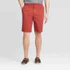 Men's 10.5 Flat Front Shorts - Goodfellow & Co Red
