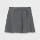 Toddler Girls' Pull-on Uniform Knit Skorts - Cat & Jack Gray