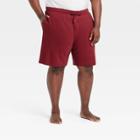 Men's Big & Tall 9 Regular Fit Knit Pajama Shorts - Goodfellow & Co Royal Burgundy 3xl, Royal Red