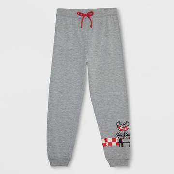 Girls' Super Mario Jogger Pants - Heather Gray