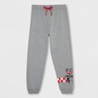 Girls' Super Mario Jogger Pants - Heather Gray