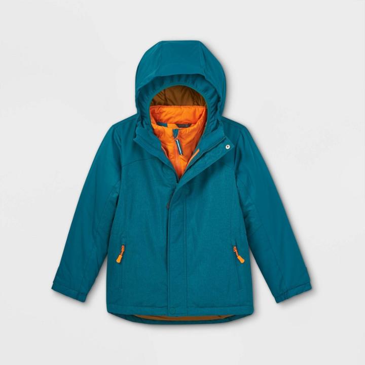 Boys' 3-in-1 Jacket - All In Motion Teal