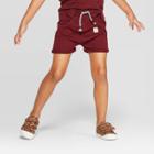 Toddler Girls' Pocket Front Shorts - Art Class Maroon 12m, Girl's, Red