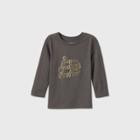 Toddler Boys' Long Sleeve Amazing Brother Graphic T-shirt - Cat & Jack Charcoal