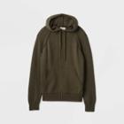 Men's Regular Fit Hooded Sweater - Goodfellow & Co Olive Heather