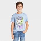 Boys' Llama Graphic Short Sleeve T-shirt - Cat & Jack Blue