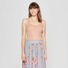 Target Women's Slim Fit Any Day Shine Tank - A New Day Smoked Pink/gold