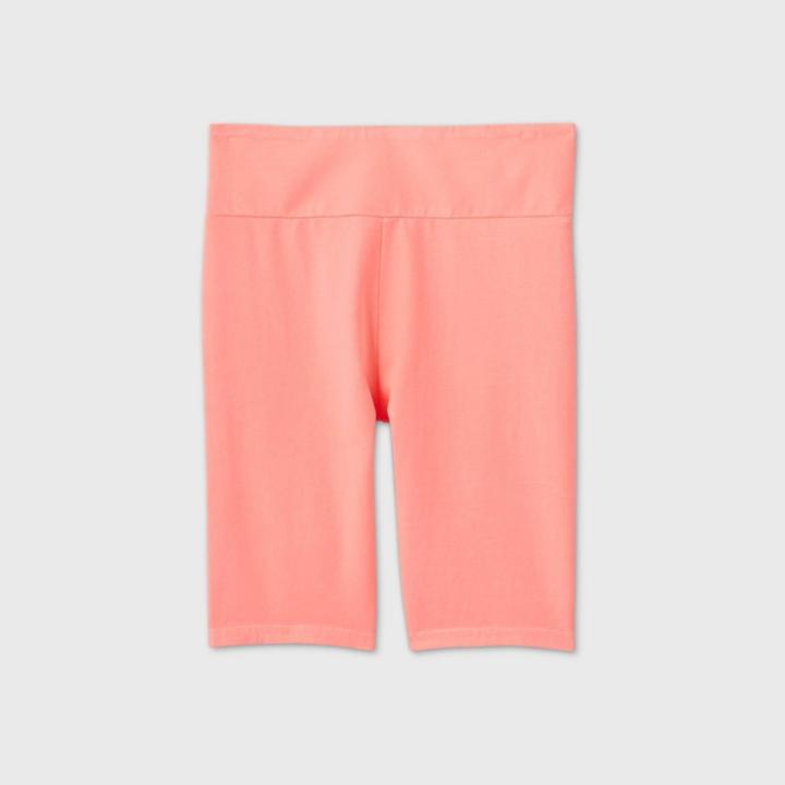 Women's High-rise Bike Shorts - Wild Fable Coral Xxs, Pink