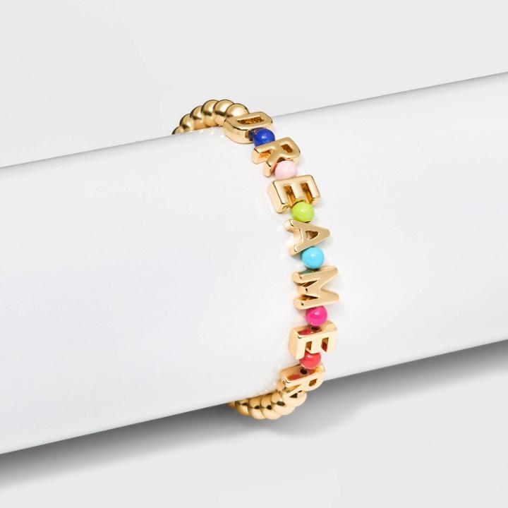 Sugarfix By Baublebar 'dreamer' Beaded Bracelet - Gold