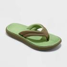 Boys' Sterling Slip-on Thong Sandals - All In Motion Olive Green