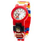 Lego Dc Super Heroes Wonder Woman Kids Interchangeable Link Watch - Red