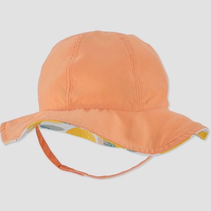 Baby Girls' Lemon Print Reversible Swim Hat - Just One You Made By Carter's