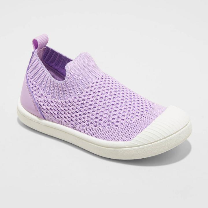 Toddler Corey Slip-on Apparel Sneakers - Cat & Jack Purple